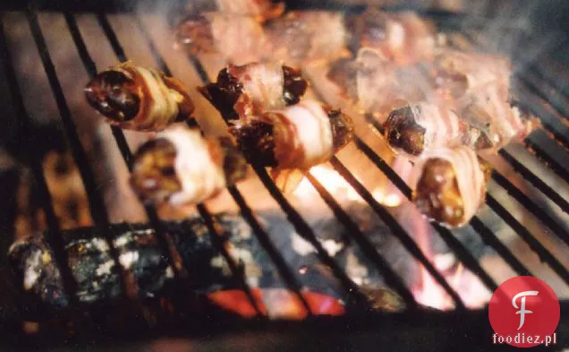 Grillowana Sałatka z mniszka lekarskiego z figami owiniętymi pancettą