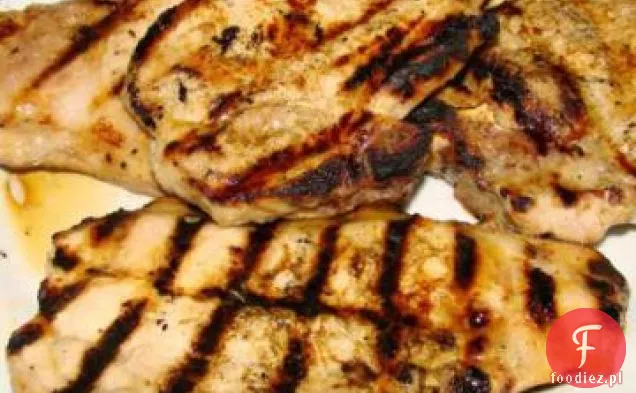 Grillowane kotlety wieprzowe słodkie i Garlicky