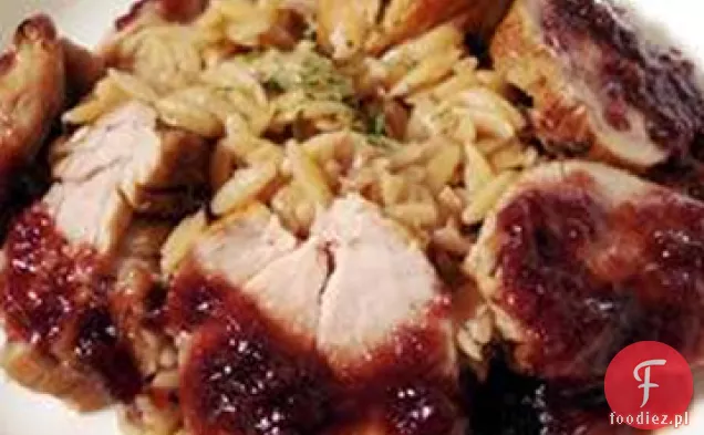 Polędwiczki wieprzowe z redukcją śliwki balsamicznej