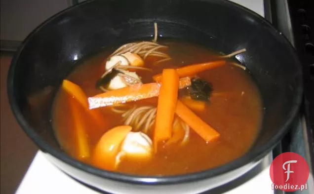 Soba Noodle Przegrzebki