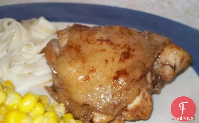 Trzyskładnikowy Lepki Pieczony Kurczak