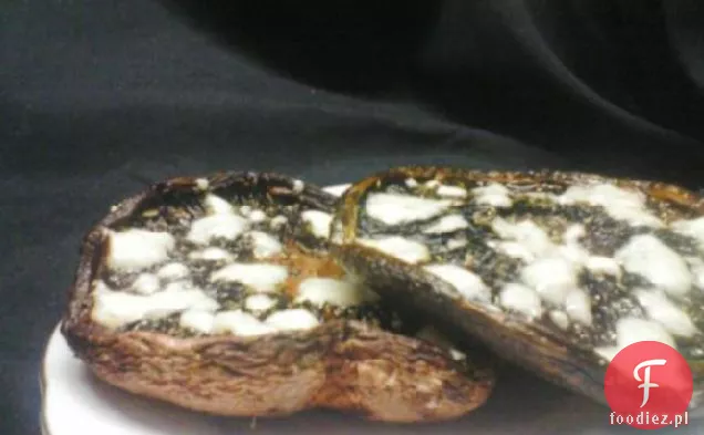 Pieczone Pieczarki Portabella Z Serem Pleśniowym