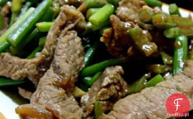 Beef & Garlic Scapes Stir Fry