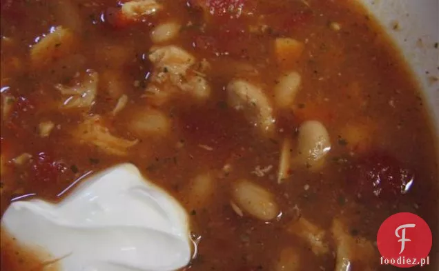 Chipotle zupa z kurczaka i pomidorów