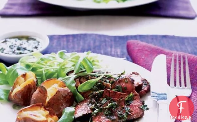 Bistec Argentino al Chimichurri (stek z sosem Chimichurri)
