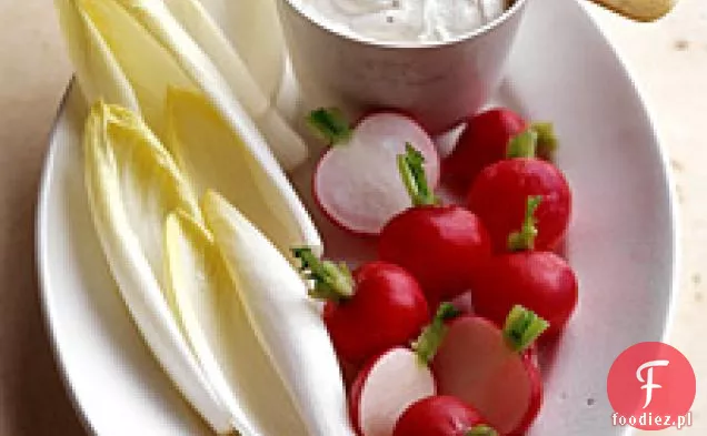 Crudites Z Dipem Z Koziego Sera