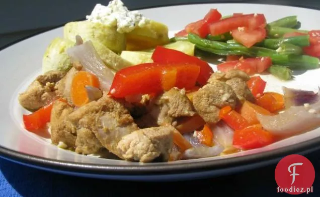 Duszony Kurczak Peruwiański