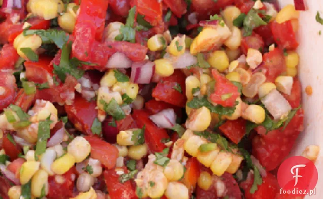 Salsa ze świeżych pomidorów i Czarnej Fasoli