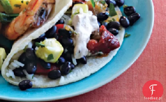 Ostra czarna fasola z Chorizo i kremem Chipotle