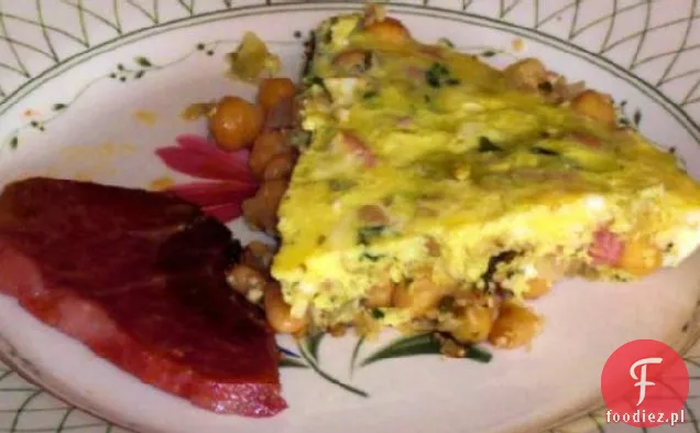 Omlet z fasoli i czosnku po portugalsku