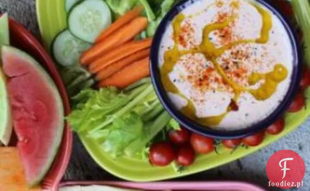 Bliskowschodnia Tahini i przystawka jogurtowa