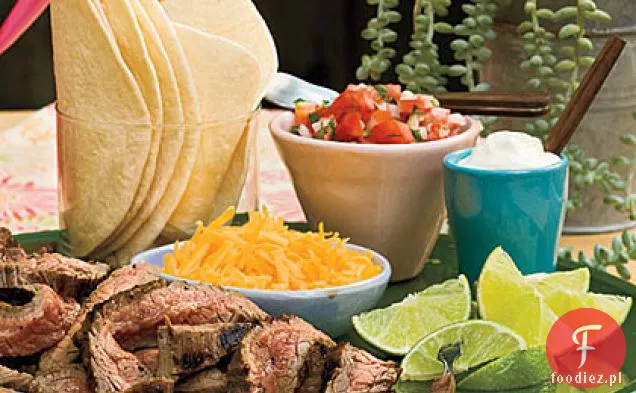 Fajitas wołowe z Pico de Gallo