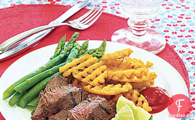 Stek Z Marynowanej Cytrusowo Spódnicy