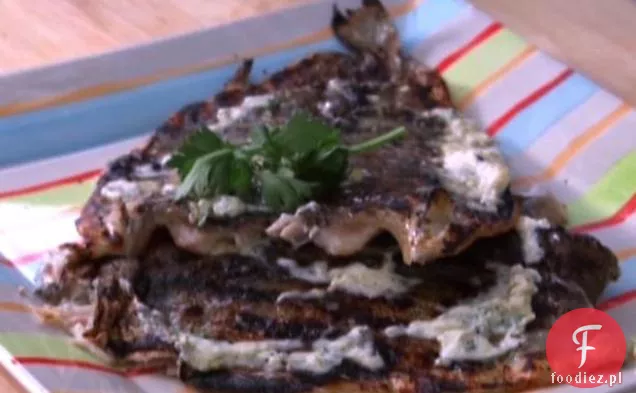 Grillowany pstrąg z masłem cytrynowo-Pietruszkowym