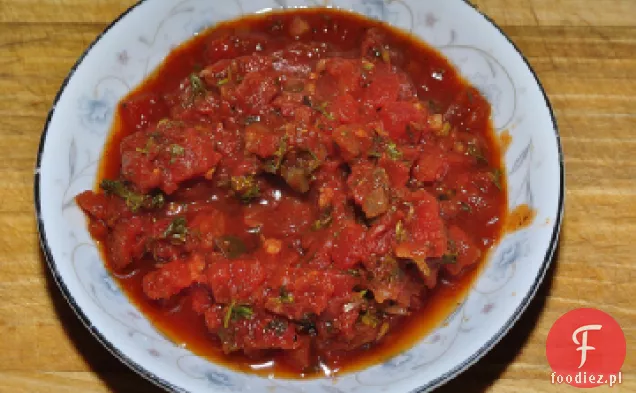 Salsa pieczona z papryką i pomidorami