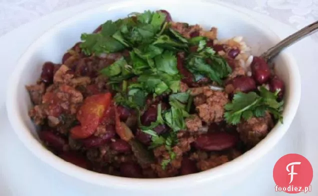 Chile Con Carne Z Czerwoną Fasolą