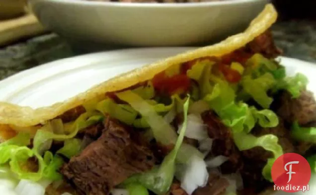 Meksykańskie Tacos Ze Stekiem Z Flanki