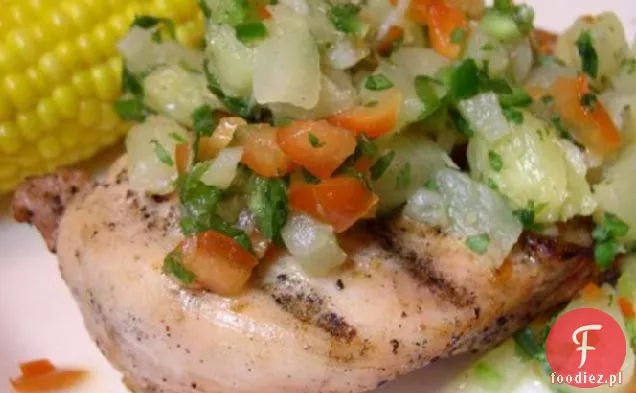 Grillowany Kurczak Z Ananasem (Niskotłuszczowy)