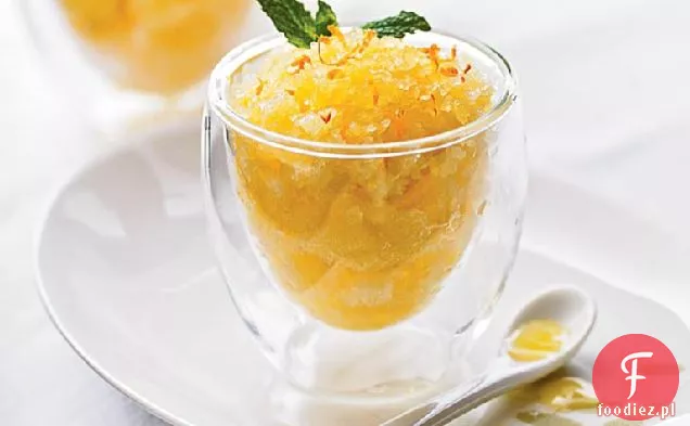 Świeży Sorbet Pomarańczowy