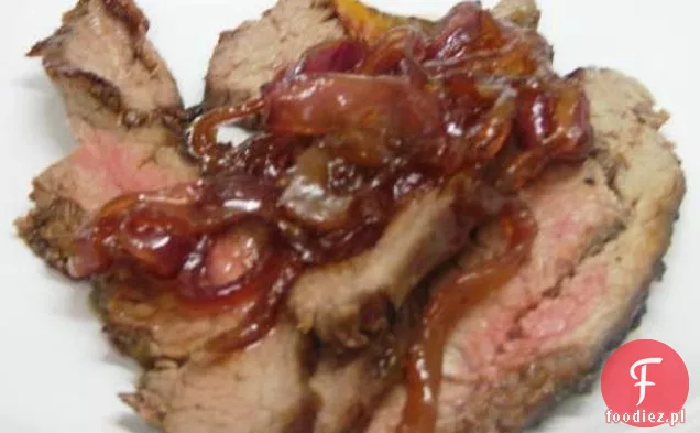 Glazurowany I Grillowany Stek Z Flanki