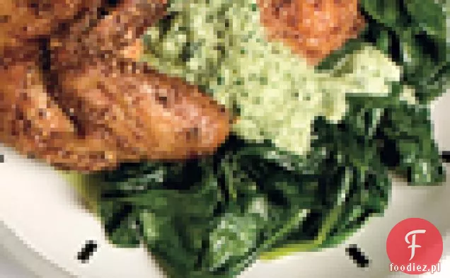 Kury Korniszonowe pieczone w sosie ogórkowo-jogurtowym