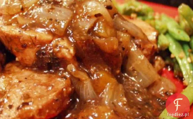 Kotlety wieprzowe w sosie herbacianym