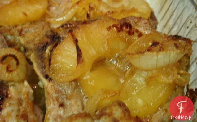 Kotlety Wieprzowe Wędzone Z Ananasem