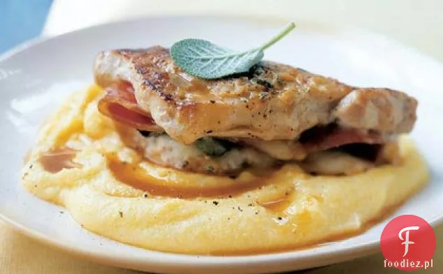 Saltimbocca wieprzowa z polentą