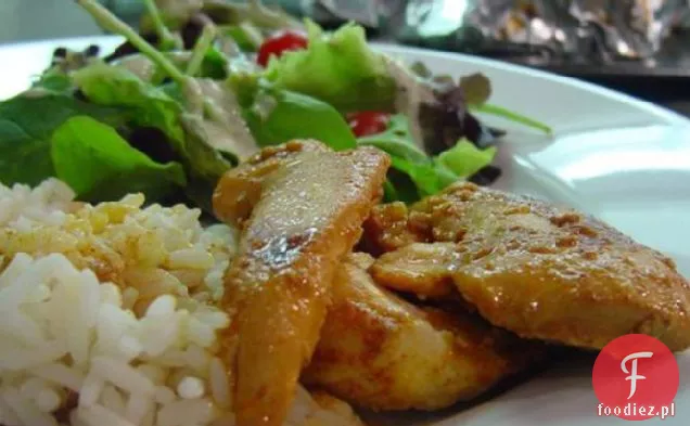 Pikantny kurczak w folii