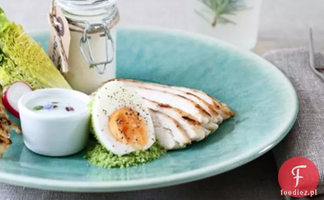 Sałatka Cezar Z Kurczakiem