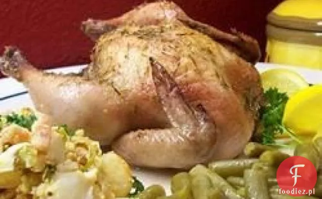 Por Cytrynowy Pieczone Kury Kornwalijskie
