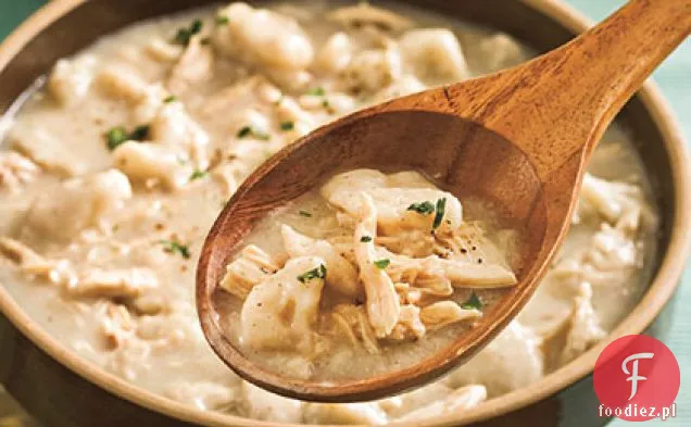 Klasyczny kurczak i pierogi