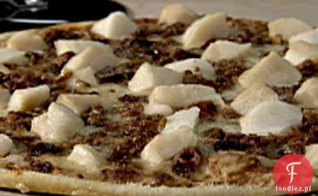 Pizza z przegrzebkiem i bekonem