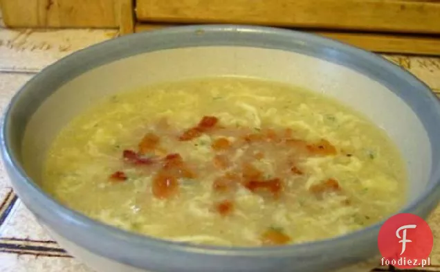 Zupa śniadaniowa Aka zupa z bekonu i jajek