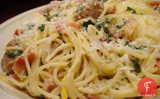 Kiełbasa Carbonara