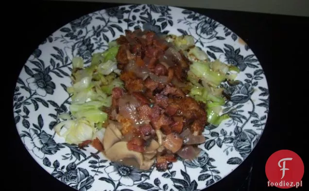 Jagerschnitzel Z Boczkiem Sos Pieczarkowy