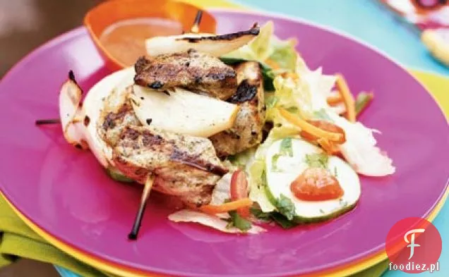 Pinchos de Cerdo con Salsa de Guayaba (szaszłyki wieprzowe z sosem Guajawa)