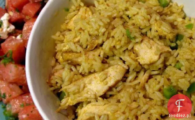 Curry Kurczak Lime Rice Bowl