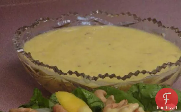 Zimny Liczi, Zupa Z Mango Przyozdobiona Miętą