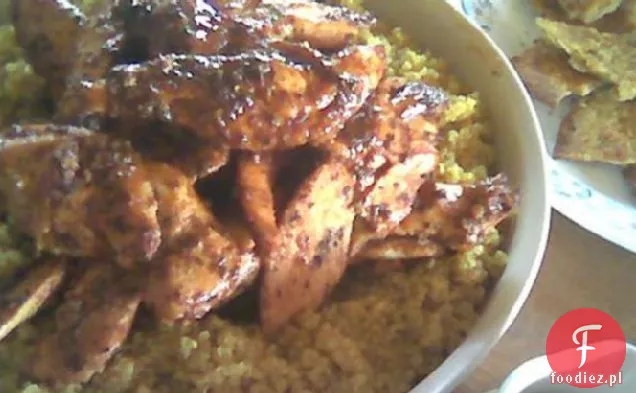 Grillowany Kurczak Marokański Z Curry Kuskus