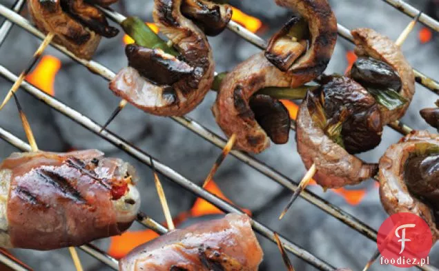 Stek z boku Chrisa Lilly i Shiitake Yakitori