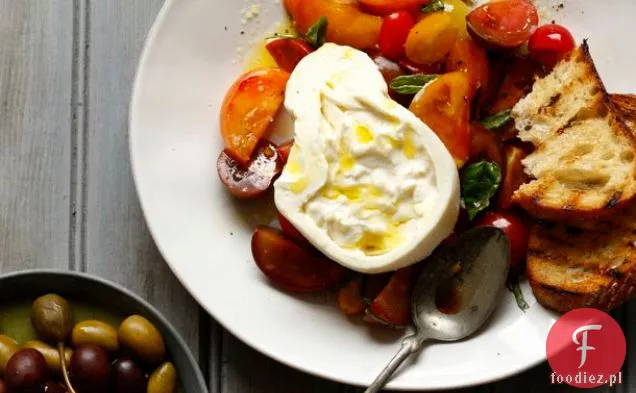 Burrata z pomidorami z ' Di Bruno Bros. Dom sera