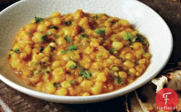 Dymny Żółty groszek (Tamatar Chana Dal) z