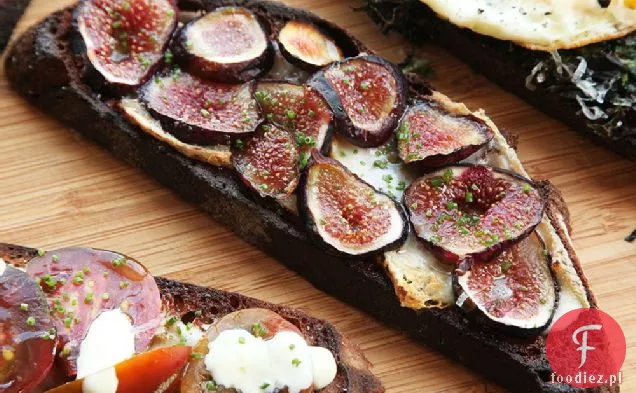 Taleggio ser i Mission Fig Tartine