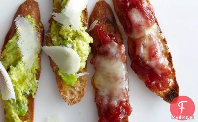 Crostini z Fontiną i marmoladą pomidorową z 