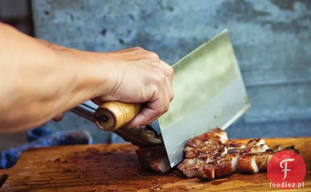 Grillowane kotlety wieprzowe ze słodką marynatą z trawy cytrynowej