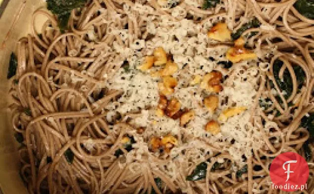 Makaron Soba Z Kapustą I Sosem Orzechowym