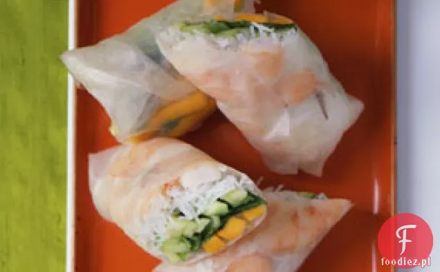 Mango Shrimp Summer Rolls