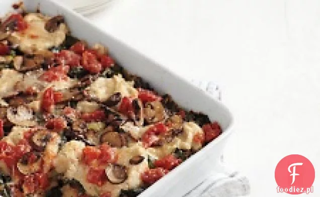 Escarole, Jarmuż, Biała Fasola I Pomidor Lasagne