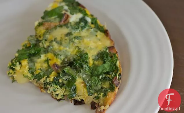 Pasternak, Czerwona Cebula, Jarmuż I Gouda Frittata